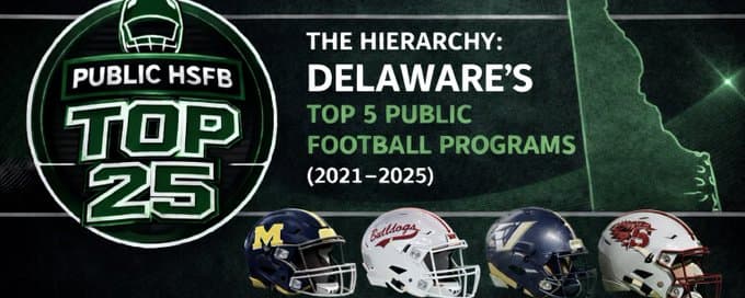 Delaware's Top 5 Public HS Football Programs (2021-2025)