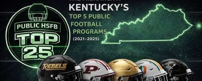 Kentucky’s Top 5 Public HS Football Programs (2021–2025)