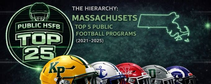 Massachusetts’ Top 5 Public HS Football Programs (2021–2025)
