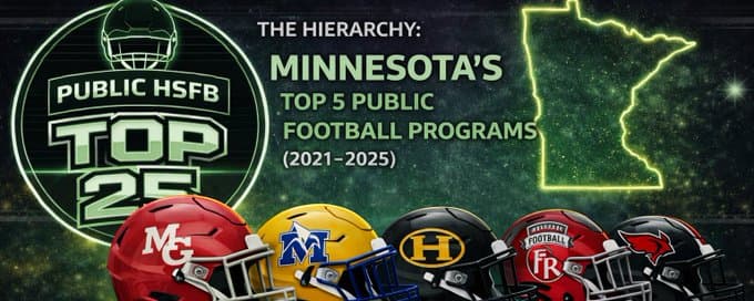 Minnesota’s Top 5 Public HS Football Programs (2021–2025)