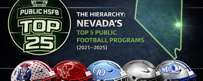 Nevada’s Top 5 Public HS Football Programs (2021–2025)